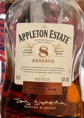 Appleton Estate Reserve Blend 8Y.43% 0,7l