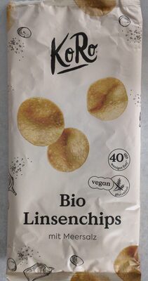 Bio Koro Linsenchips mit Meersalz 100g