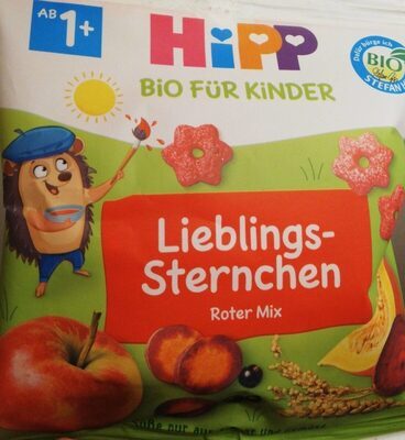 Bio Hipp Für Kinder Lieblings Sternchen Roter Mix ab 1+ 30g