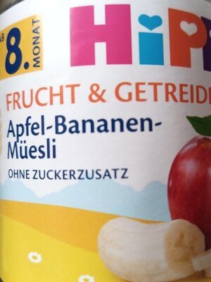 Bio Hipp Apfel-Bananen-Müesli ohne Zuckerzusatz ab 8.Monat 190g