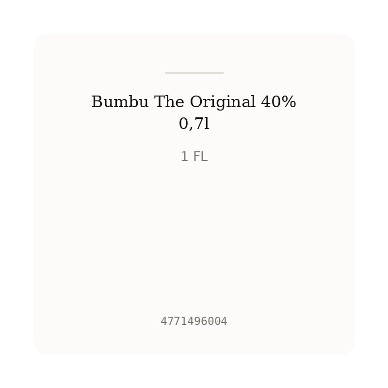 Bumbu The Original 40% 0,7l