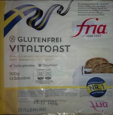 Fria Vitaltoast 500g