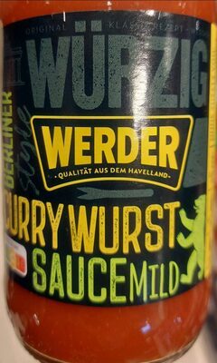 Werder Berliner Currywurst Sauce 450ml