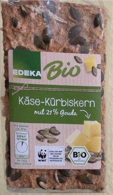 Bio EDEKA Käse-Kürbiskern Knäckebrot 200g