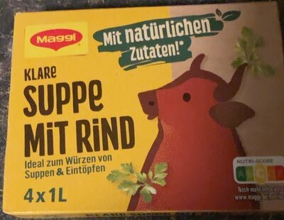 Maggi Klare Suppe mit Rind für 4l 80g