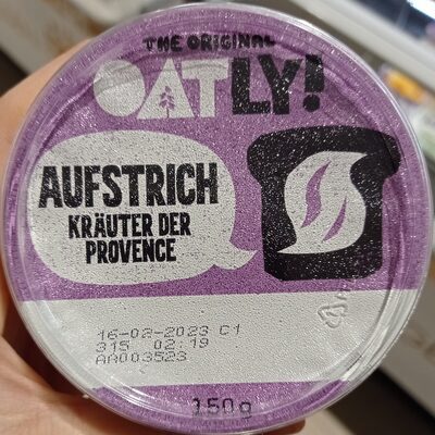 Oatly Hafer Aufstrich Kräuter der Provence 150g
