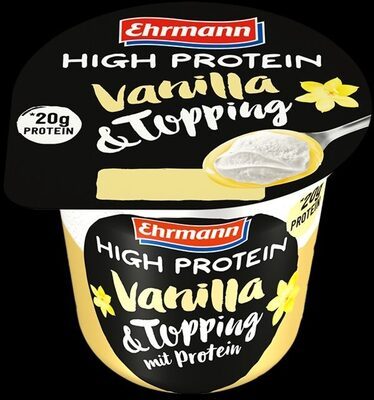 Ehrmann High Protein Pudding Vanille mit Protein Topping 200g