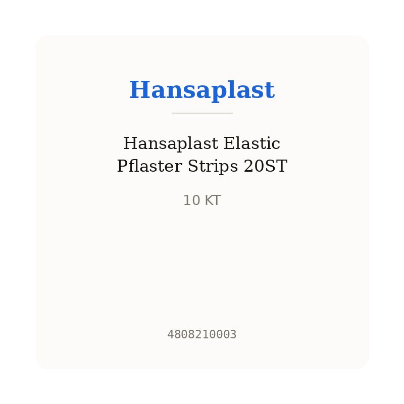 Hansaplast Elastic Pflaster Strips 20ST