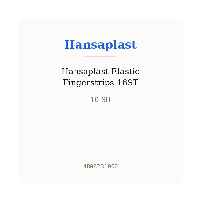 Hansaplast Elastic Fingerstrips 16ST