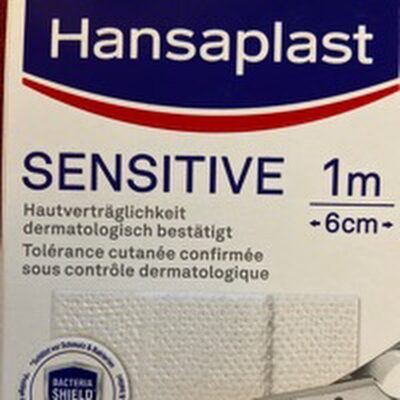 Hansaplast Sensitive 1mx6cm 10ST