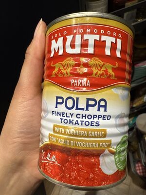 Mutti Polpa Fine mit Knoblauch 400g