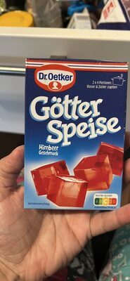 Dr.Oetker Götterspeise zum Kochen Himbeer-Geschmack für 1l 26,8g