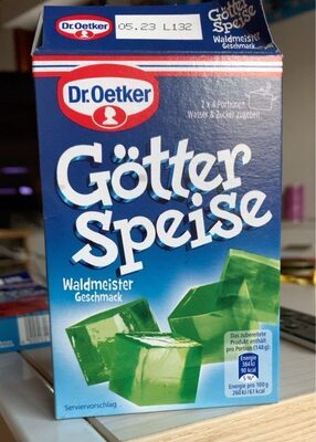 Dr.Oetker Götterspeise zum Kochen Waldmeister-Geschmack für 1l 25,2g