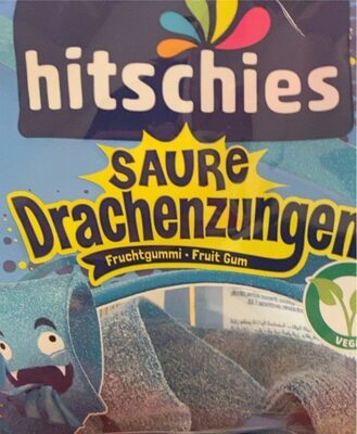Hitschies Saure Drachenzungen blau 125g