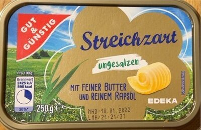 GUT&GÜNSTIG Mischstreichfett ungesalzen 250g