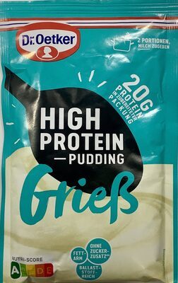 Dr.Oetker High Protein Pudding-Pulver Grieß für 300ml 65g