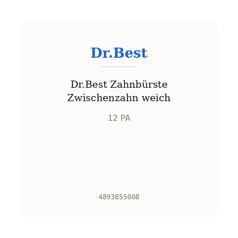 Dr.Best Zahnbürste Zwischenzahn weich