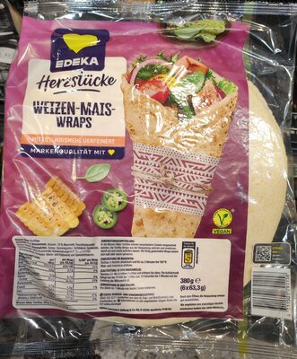 EDEKA Herzstücke Tortilla Wraps Mais 380g