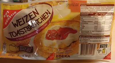GUT&GÜNSTIG Weizentoastbrötchen 335g