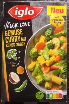 Iglo Veggie Love Gemüse Curry mit Kokos-Sauce 400g