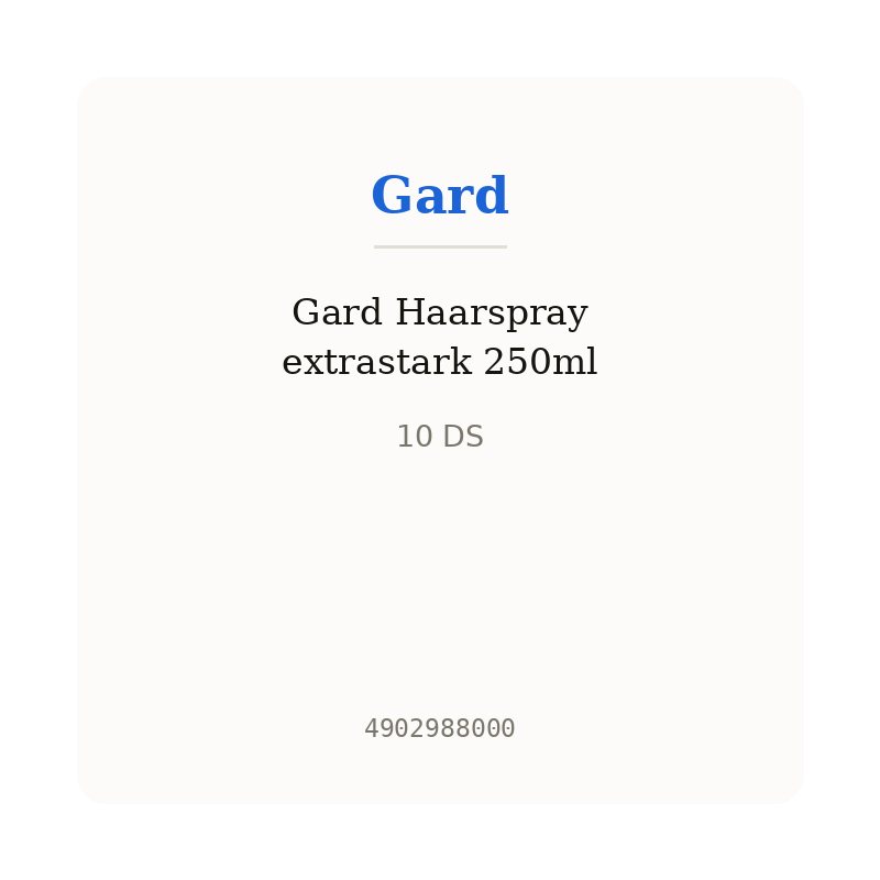 Gard Haarspray extrastark 250ml