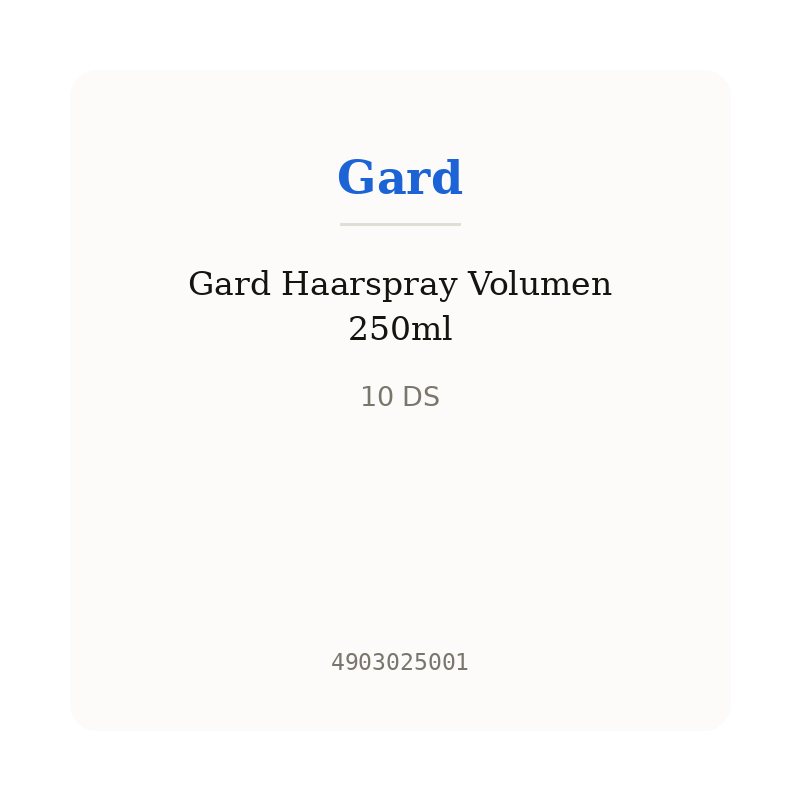 Gard Haarspray Volumen 250ml