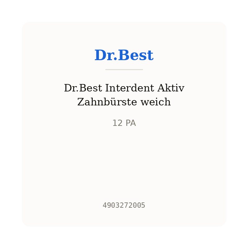 Dr.Best Interdent Aktiv Zahnbürste weich