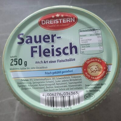 Dreistern Sauerfleisch 250g