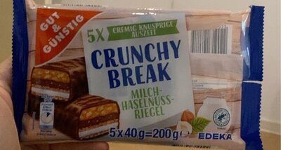 GUT&GÜNSTIG Crunchy Break Riegel 5ST 200g