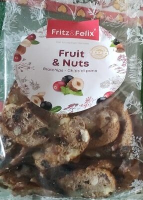 Fritz&Felix Fruit&Nuts Brot Chips 150g