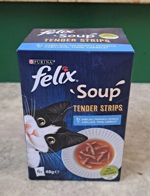 Felix Soup Tender Strips Wasser 6x48g
