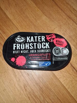 MSC Appel Katerfrühstück Heringsfilets in würzig-pikanter Tomaten-Sauce mit Gurken und Zwiebeln 200g