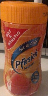 GUT&GÜNSTIG Instantteegetränk Pfirsich 400g