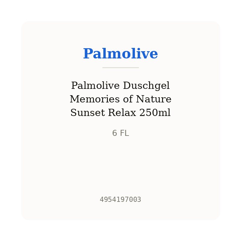 Palmolive Duschgel Memories of Nature Sunset Relax 250ml