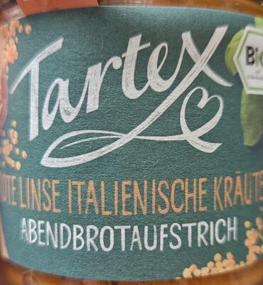 Bio Tartex Linsen Liebe rote Linse italienische Kräuter 140g