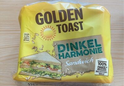 Golden Toast Dinkelharmonie Sandwich 375g