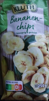Kluth Bananenchips knusprig geröstet 250g