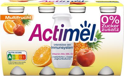 Actimel Multifrucht 0% ohne Zuckerzusatz 8x100g
