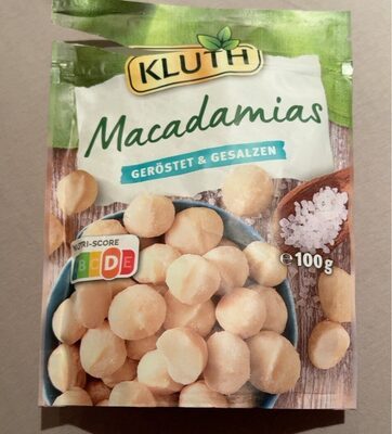 Kluth Macadamias geröstet und gesalzen 100g