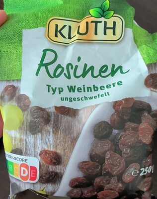 Kluth Rosinen Typ Weinbeere 250g