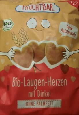 Bio Fruchtbar Laugen-Herzen mit Dinkel 90g