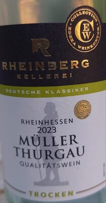 Rheinberg Kellerei Müller-Thurgau Rheinhessen trocken QbA 0,25l