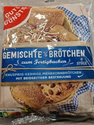 GUT&GÜNSTIG gemischte Brötchen 6ST 540g