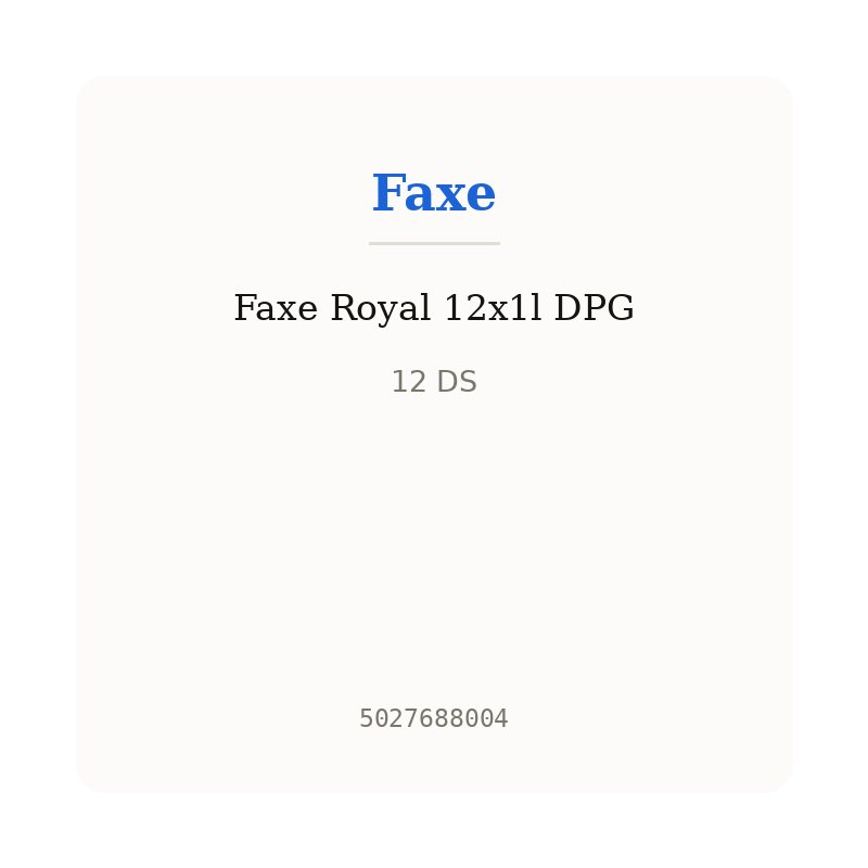 Faxe Royal 12x1l DPG