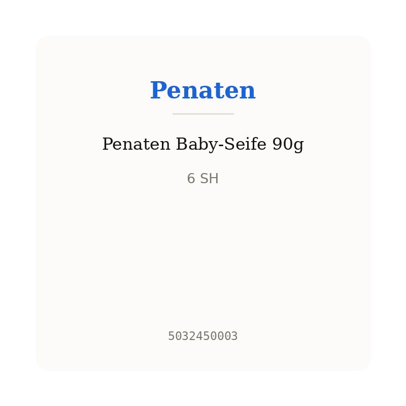 Penaten Baby-Seife 90g