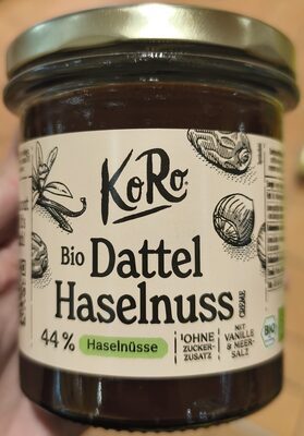 Bio Koro Dattel-Haselnuss-Creme 330g