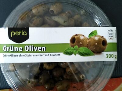 Perla Oliven grün in Kräutermarinade 300g