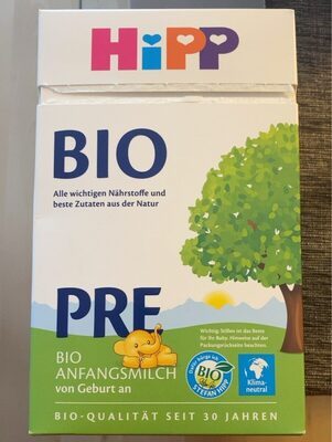 Bio Hipp Pre Anfangsmilch 600g