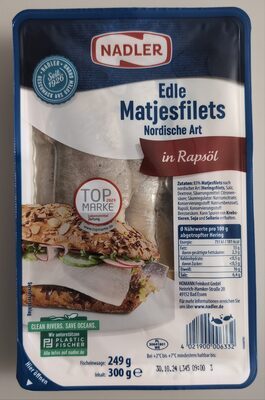 Nadler Edle Matjesfilets nordische Art 300g