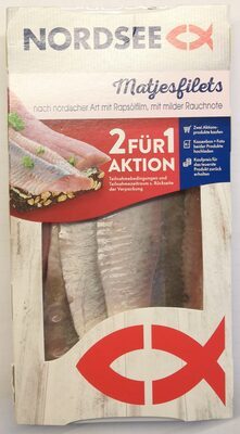 Nordsee Matjesfilet mit milder Rauchnote 200g